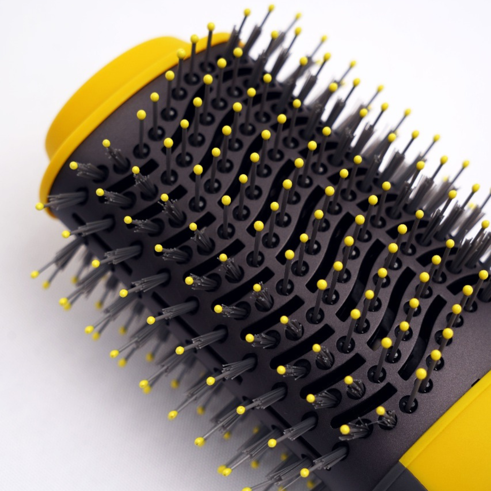 ENZO Brosse Soufflante Professionnelle 2-en-1 Séchage & Volume (Édition Jaune) – Image 5